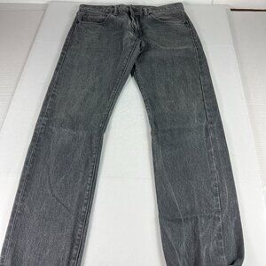 Levi's Selvedge Jeans Men's 32x32 Matchstick Skinny Grey Faded Denim Tag 32x34